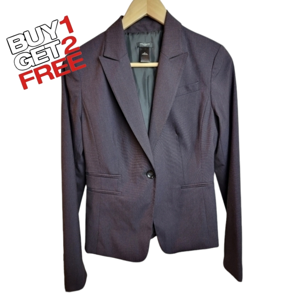 Ann‎ Taylor One Button Classic Suit Blazer Size 0